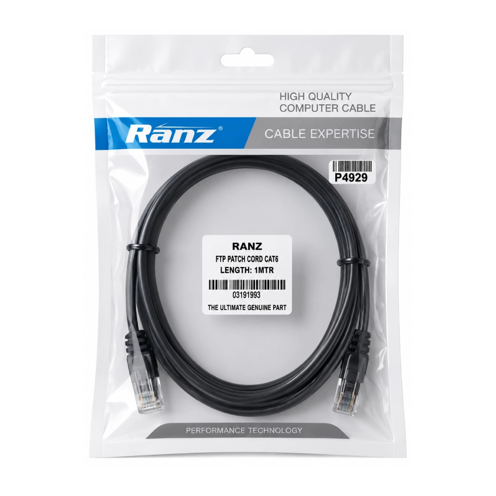 Ranz CAT6 CCA Patch Cord FTP 1m